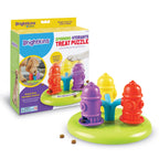 Spinning Hydrants dog treat puzzle enrichment toy Singapore by Brightkins - in use