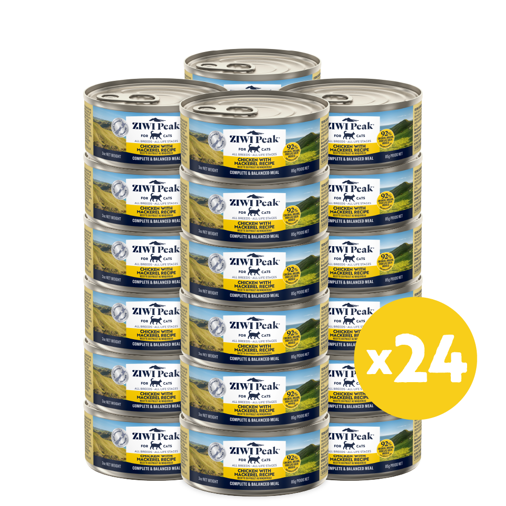 ZIWI Peak Canned Wet Chicken with Mackerel Recipe for Cats (85g)