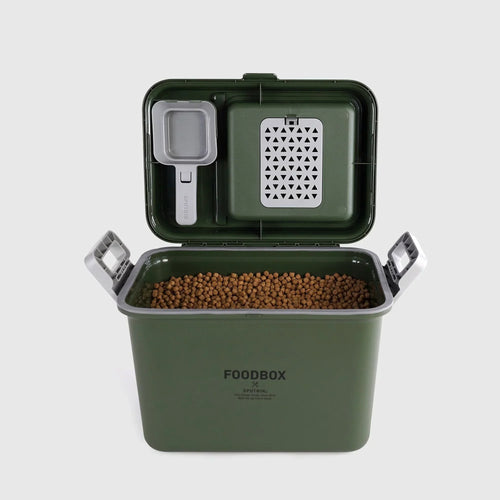Cozy pet food storage box Singapore - airtight container by Petizen - side view