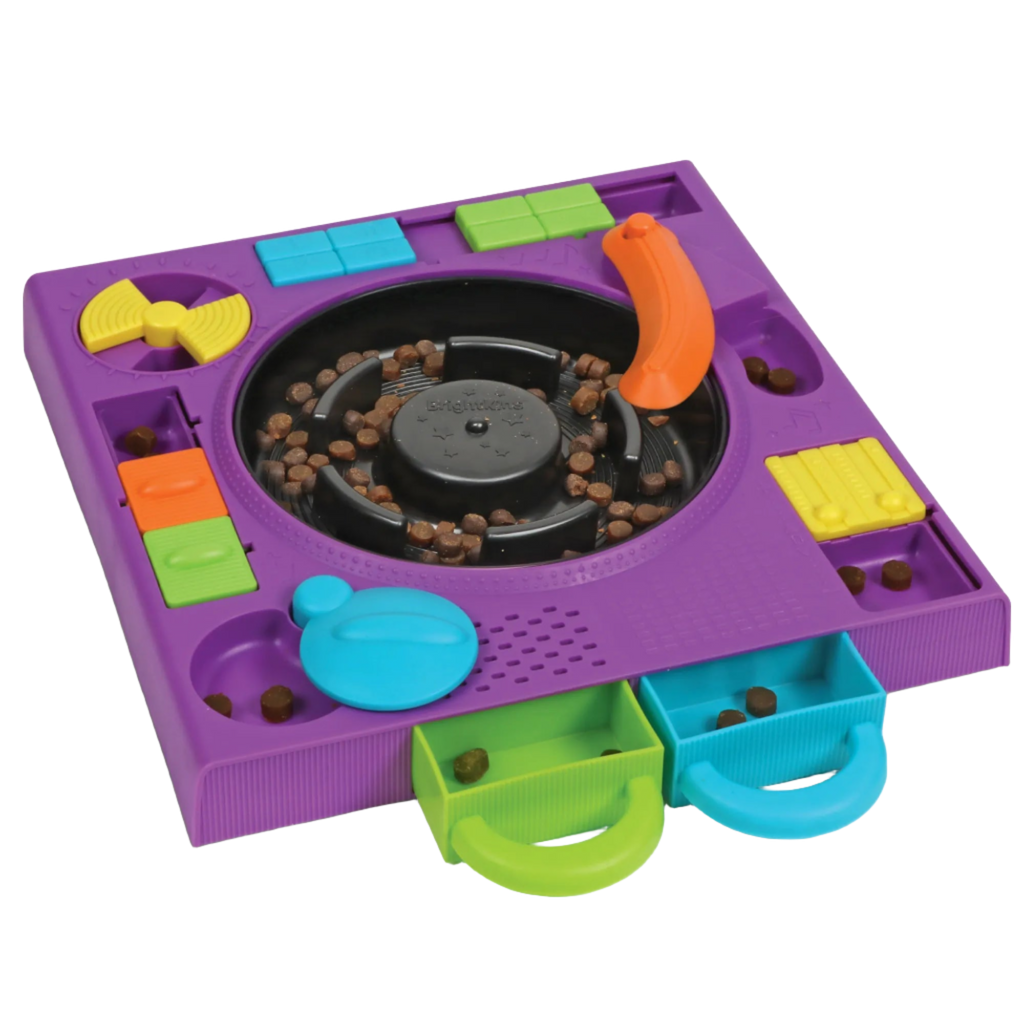 DJ Doggo dog puzzle feeder enrichment toy Singapore by Brightkins
