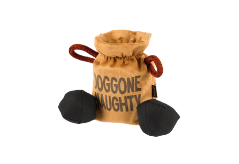 Dog Plush Toy - Home for the Holidays - Fur-ever Naughty