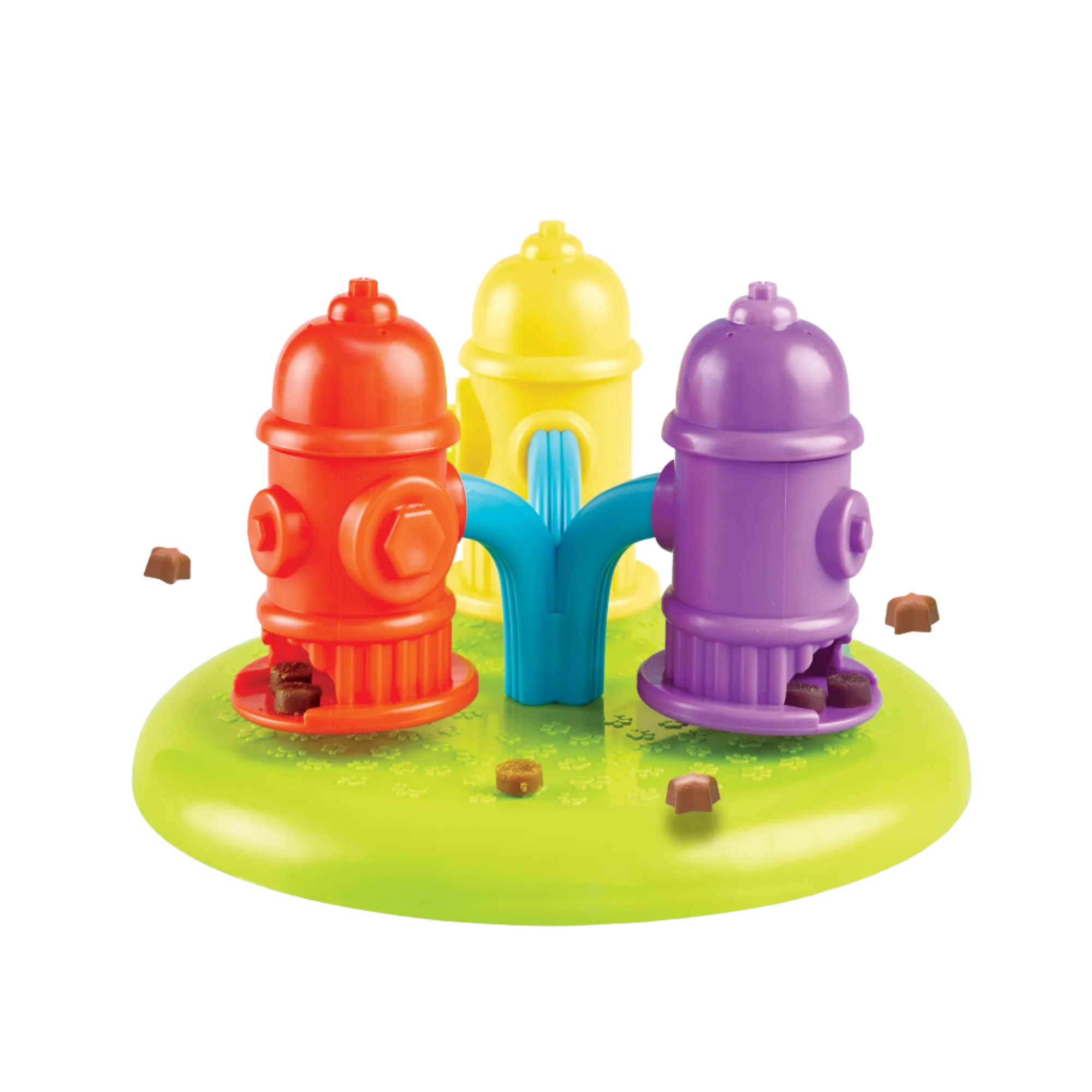 Spinning Hydrants dog treat puzzle enrichment toy Singapore by Brightkins