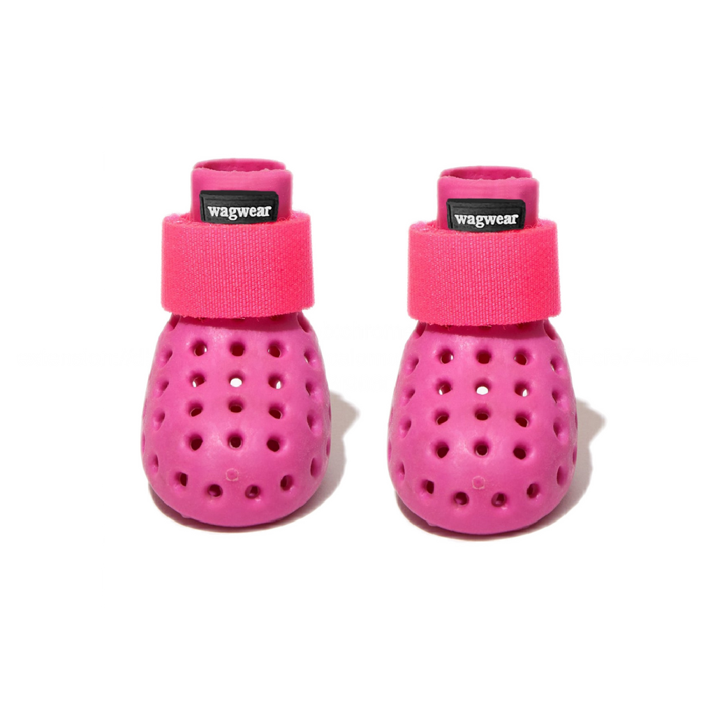 Wagwear WagWellies Mojave dog boots Singapore - protective paw boots for hot ground - in use