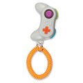 Smarty Pooch dog training clicker Singapore - obedience training tool - size comparison