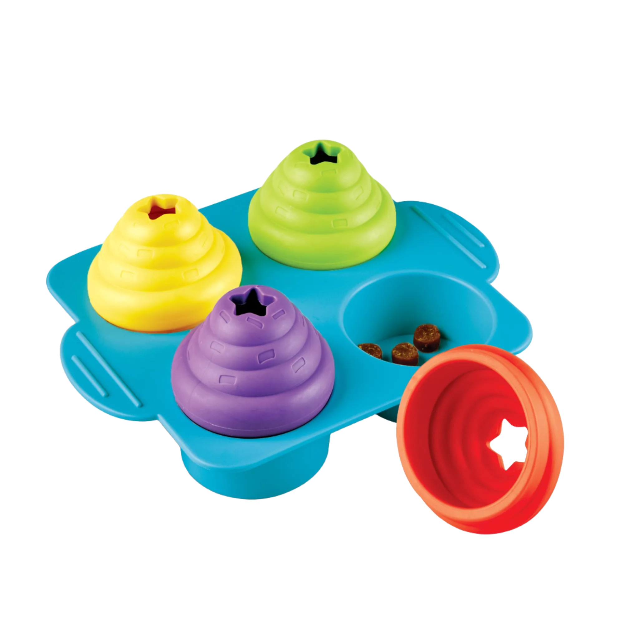 Cupcake Party dog treat puzzle enrichment toy Singapore by Brightkins