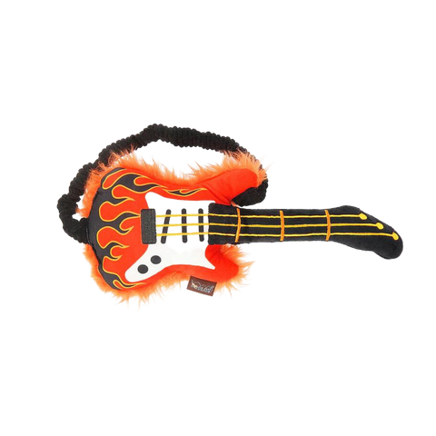 Dog Plush Toy -  90s Classic - Electric Guitar