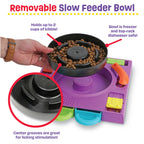 DJ Doggo dog puzzle feeder enrichment toy Singapore by Brightkins - detail view