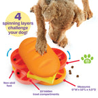 Pupstrami Surprise dog treat puzzle enrichment toy Singapore by Brightkins - side view