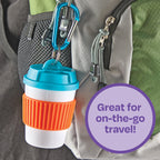 Let's Go Coffee Cup treat holder interactive dog toy Singapore by Brightkins - side view