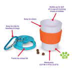 Let's Go Coffee Cup treat holder interactive dog toy Singapore by Brightkins - packaging