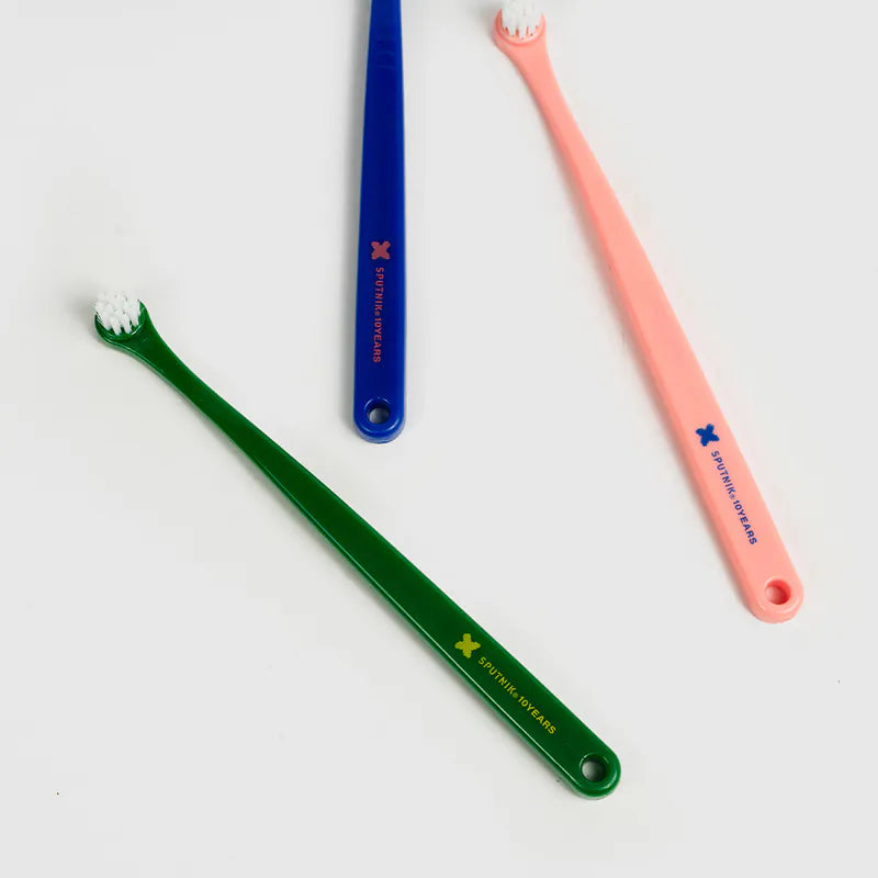 10TH YEAR - Pets Toothbrush Singapore - soft pet dental toothbrush by Petizen - side view