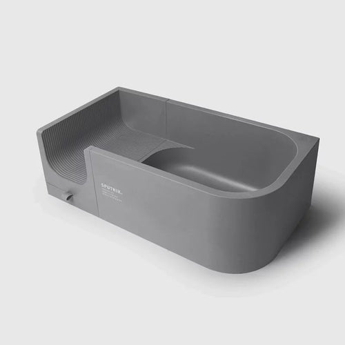 Cozy - Cat Litter Box Singapore - stylish enclosed cat litter box by Petizen - side view