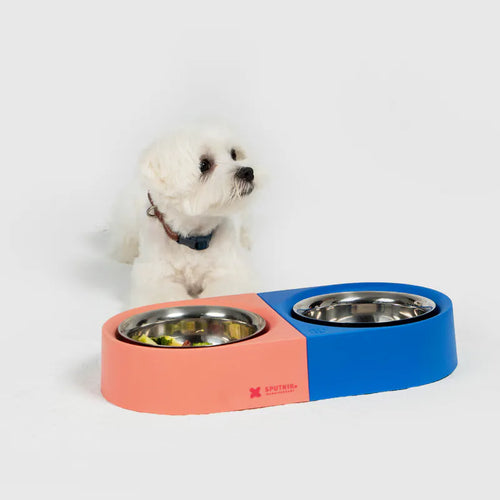 10TH YEAR - NON-ANTS Bowl (Low) Singapore - low-profile ant-proof pet feeding bowl by Petizen - side view