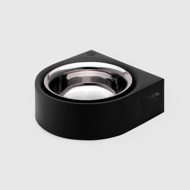 NON-ANTS Bowl (Low) - White Singapore - low-profile ant-proof pet feeding bowl by Petizen - detail view