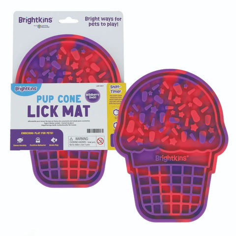 Pup Cone Icecream Lick Mat