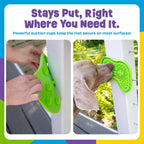 Gamer lick mat slow feeder enrichment mat for dogs Singapore by Brightkins - in use