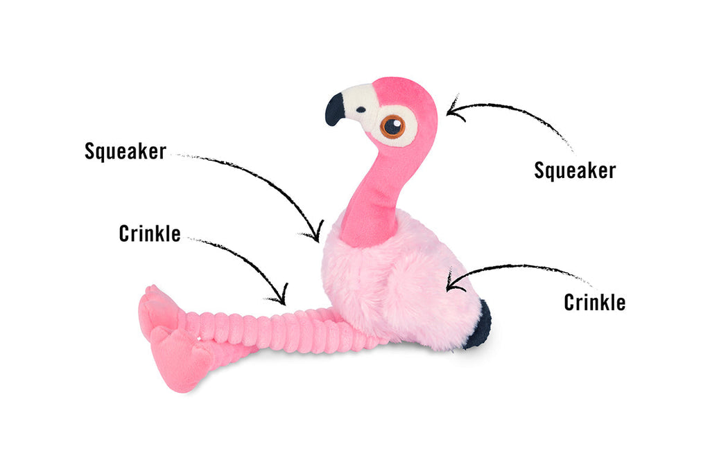 P.L.A.Y. Fetching Flock bird dog plush toy collection Singapore - features