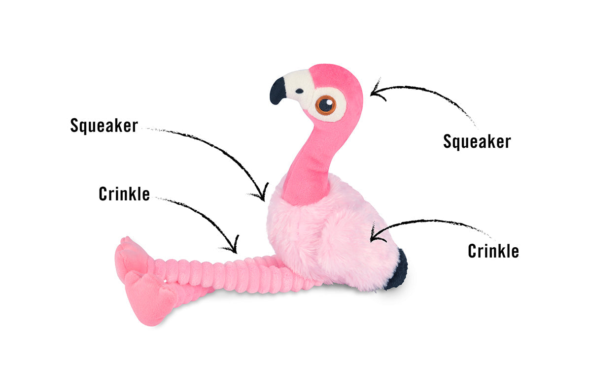 P.L.A.Y. Fetching Flock bird dog plush toy collection Singapore - features