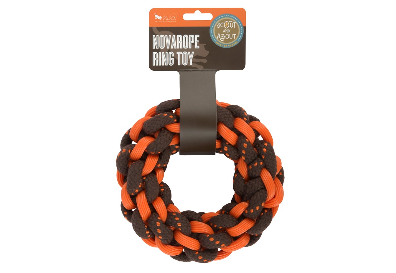 P.L.A.Y. NovaRope ring tug dog toy Singapore - durable rope ring toy - colour options