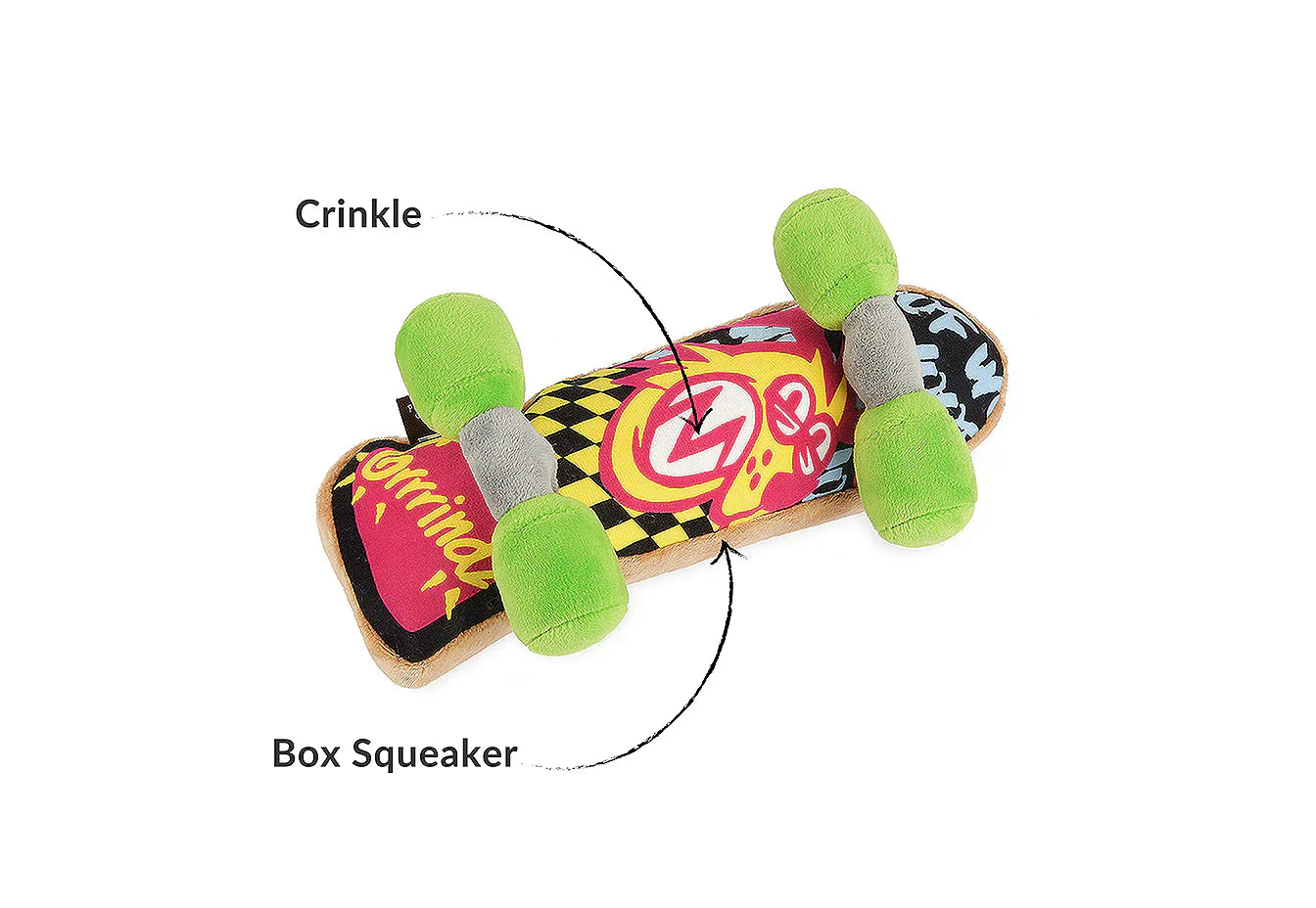P.L.A.Y. 90s Classic Skateboard dog plush toy Singapore - lifestyle