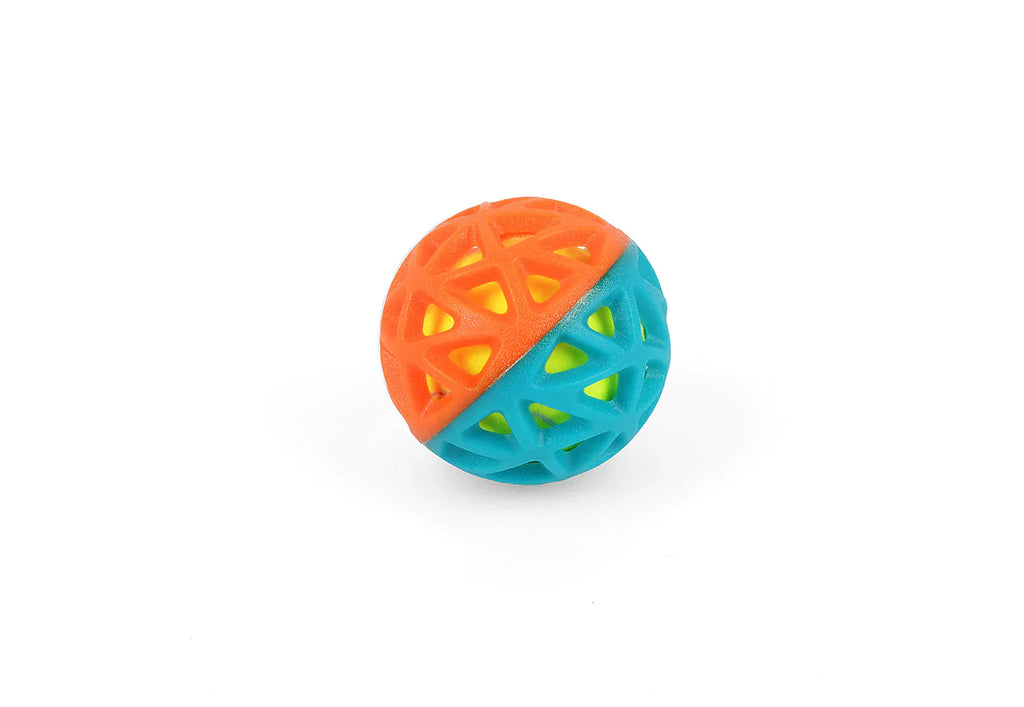 GoGo Astro interactive dog ball toy Singapore - bouncy fetch toy - detail view