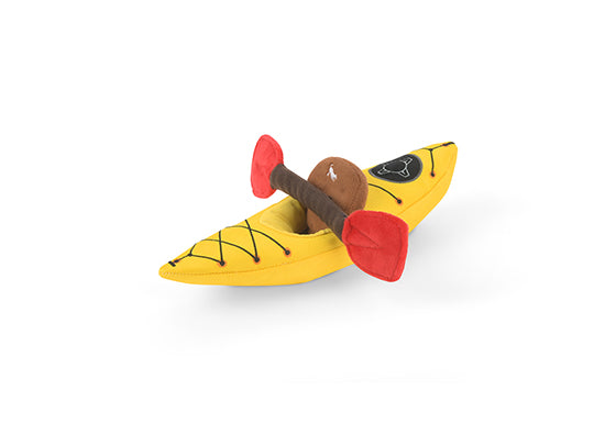 P.L.A.Y. Camp Corbin outdoor adventure dog plush toy collection Singapore - in use
