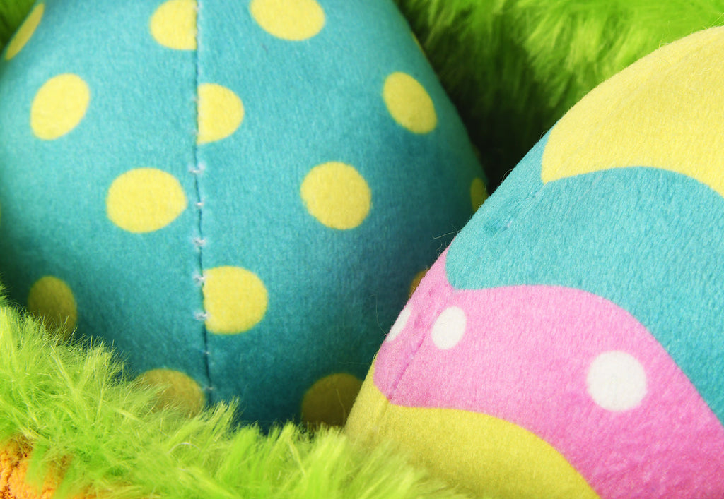 P.L.A.Y. Hippity Hoppity Easter dog plush toy collection Singapore - size comparison