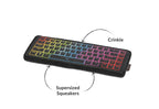 P.L.A.Y. x HyperX Keyboard gaming dog plush toy Singapore - detail view