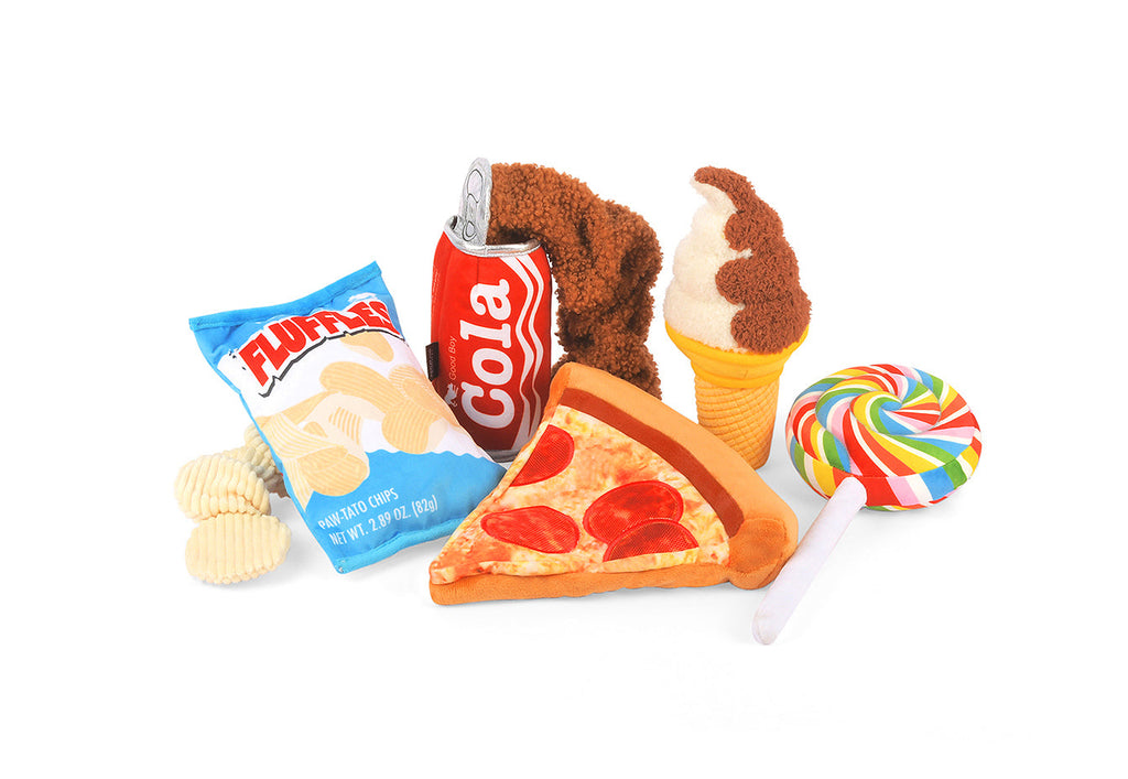 P.L.A.Y. Snack Attack junk food dog plush toy collection Singapore