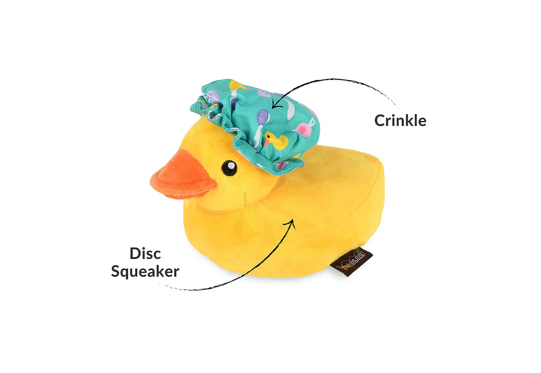 P.L.A.Y. Splish Splash Bubbles the Duck dog plush bath toy Singapore - detail view