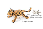 P.L.A.Y. Big Five Leopard dog plush squeaky toy Singapore - detail view