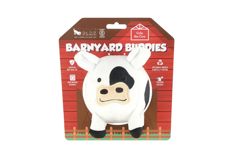 Dog Plush Toy - Barnyard Buddies - Cole the Cow