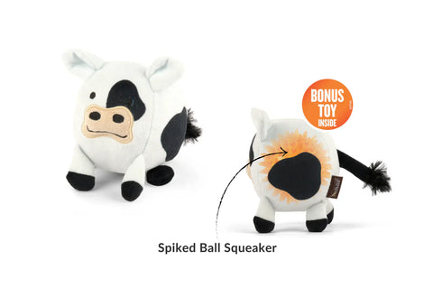 Dog Plush Toy - Barnyard Buddies - Cole the Cow