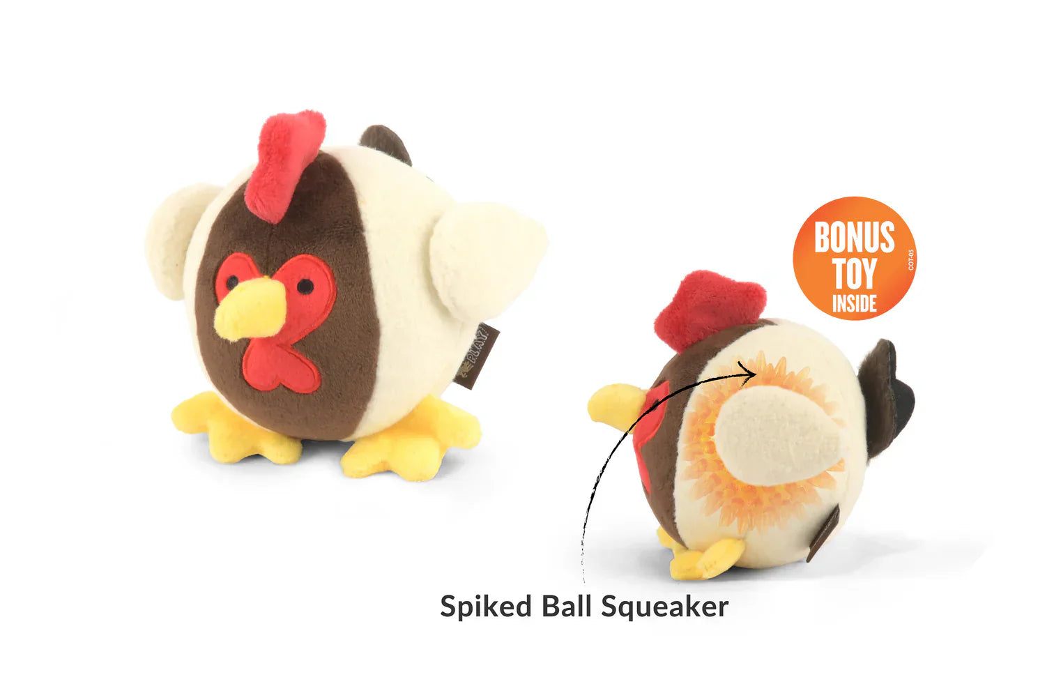 P.L.A.Y. Barnyard Buddies Ryan the Rooster dog plush toy Singapore - lifestyle
