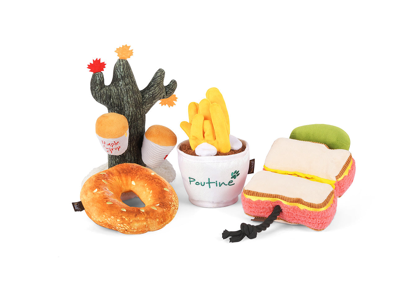 P.L.A.Y. x Earth Rated Montreal Munchies dog plush toy Singapore