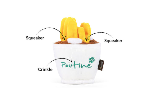 Dog Plush Toy - Earth Rated x P.L.A.Y. Montreal Munchies Collab