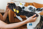 P.L.A.Y. Fetching Flock bird dog plush toy collection Singapore - size comparison