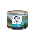Ziwi Peak mackerel & lamb recipe can on a light gray background