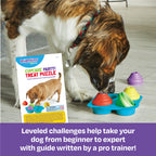 Cupcake Party dog treat puzzle enrichment toy Singapore by Brightkins - lifestyle