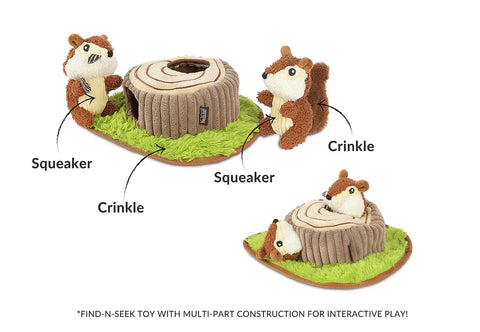 Dog Plush Toy - Forest Friends Collection - Chipmunks