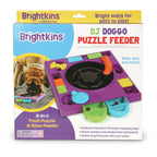 DJ Doggo dog puzzle feeder enrichment toy Singapore by Brightkins - in use