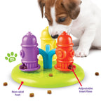 Spinning Hydrants dog treat puzzle enrichment toy Singapore by Brightkins - side view