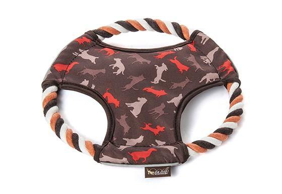 Dog flying disc frisbee fetch toy Singapore - outdoor toy by Petizen - detail view