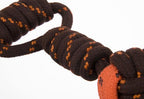 Dog tug ball rope interactive toy Singapore - tug of war toy by Petizen - detail view
