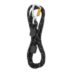 Woolly Wolf Rope Dog Leash Black