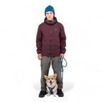Woolly Wolf Rope Dog Leash Deep Teal