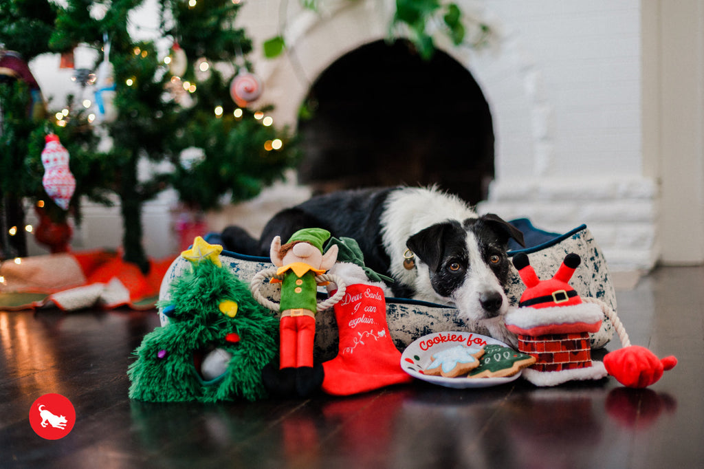 P.L.A.Y. Merry Woofmas Christmas dog plush toy collection Singapore - side view