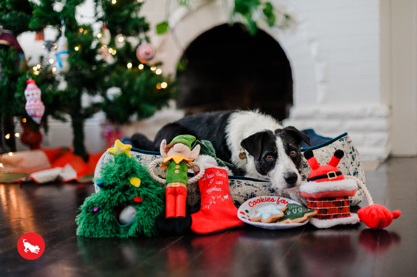 P.L.A.Y. Merry Woofmas Christmas dog plush toy collection Singapore - side view