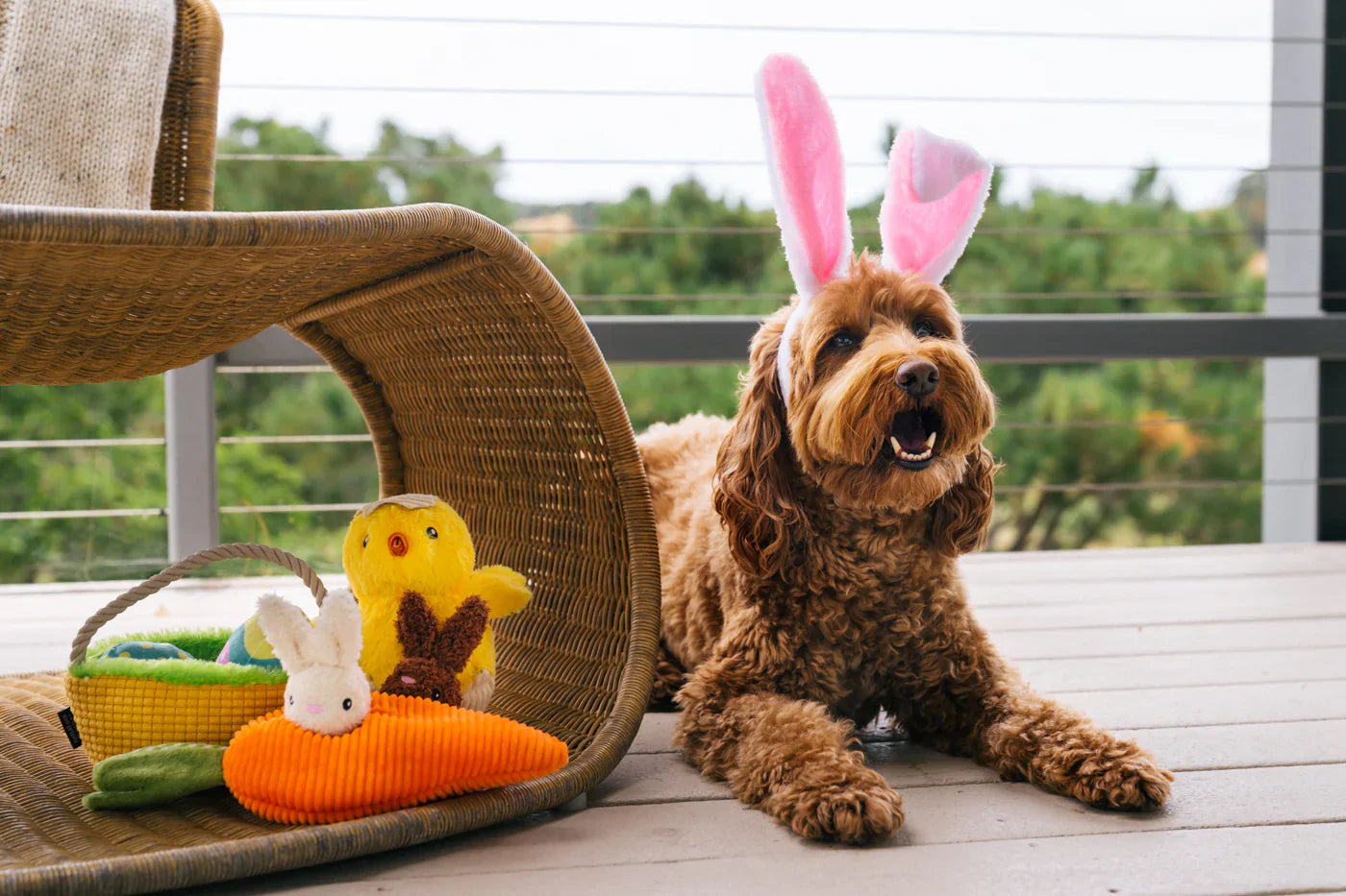 P.L.A.Y. Hippity Hoppity Easter dog plush toy collection Singapore - side view