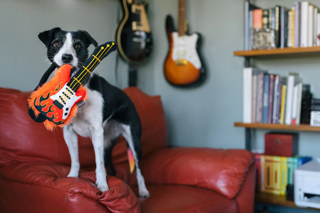 P.L.A.Y. 90s Classic Electric Guitar dog plush toy Singapore - side view